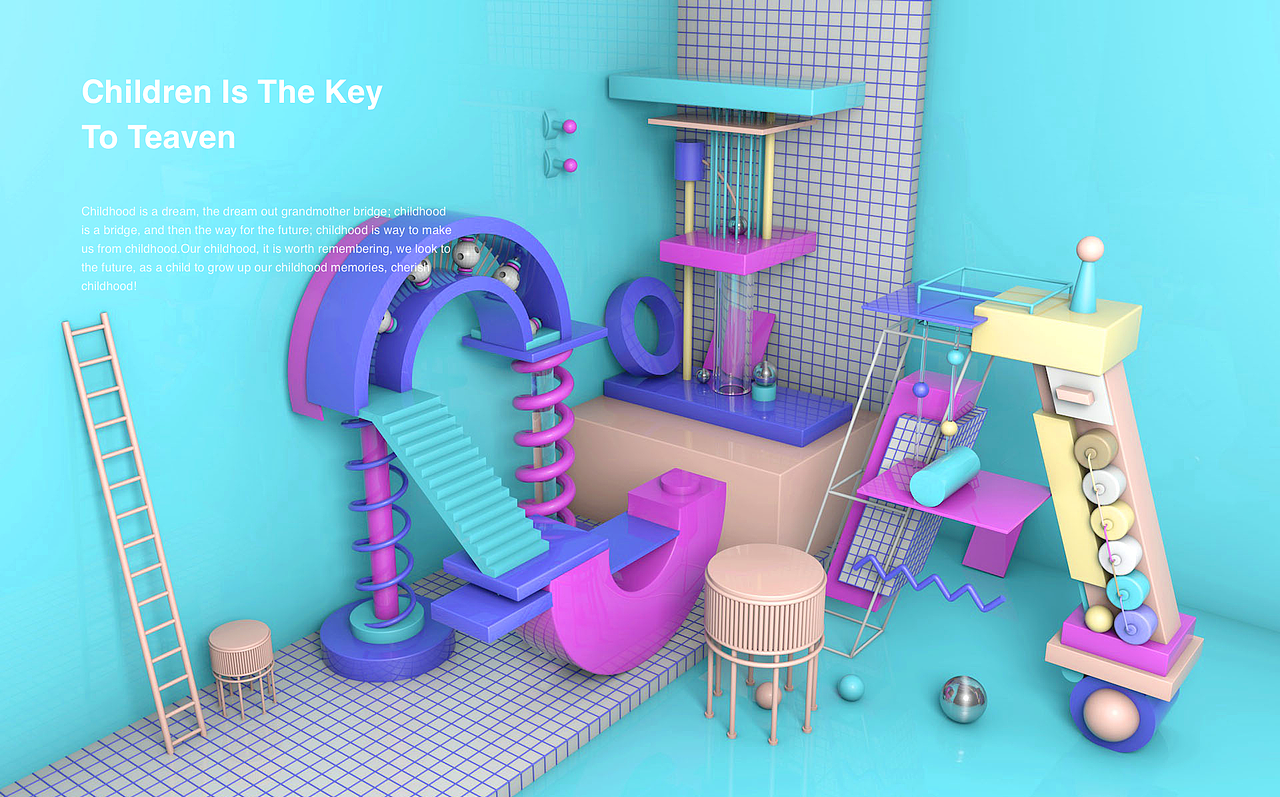 那些与C4D有关的的日子（图ZMTQzNzI0OTMy） - 其他三维 - 站酷设计师小朋友paier原创素材 - 站酷ZCOOL