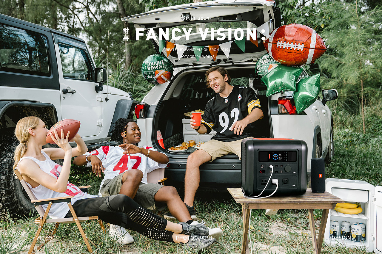 70迈户外供电站|露营房车车尾派对海边拍摄