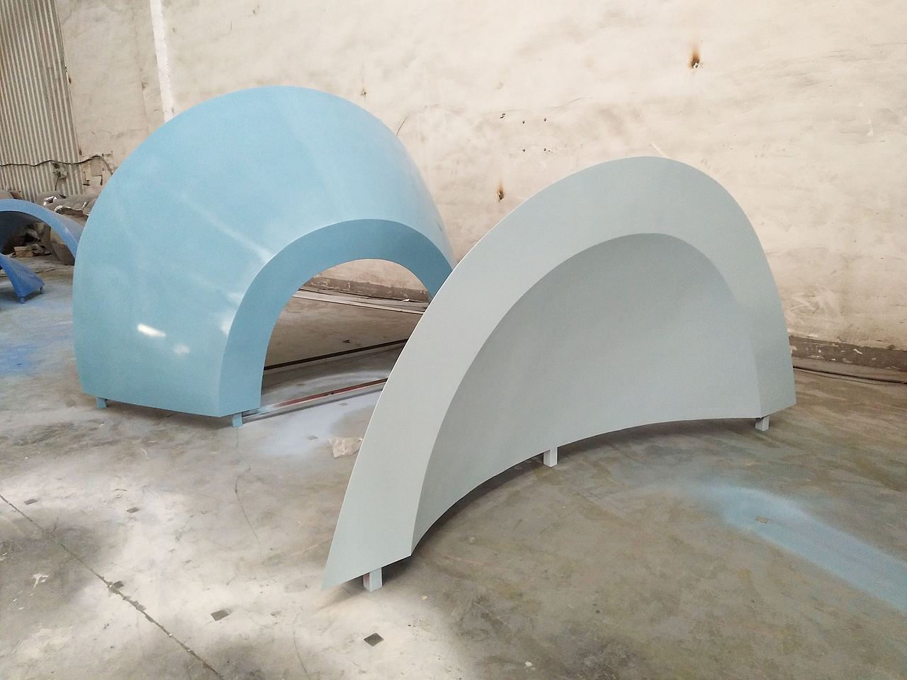 面漆后的效果,我们用的全是进口汽车漆,只为把效果做到最好