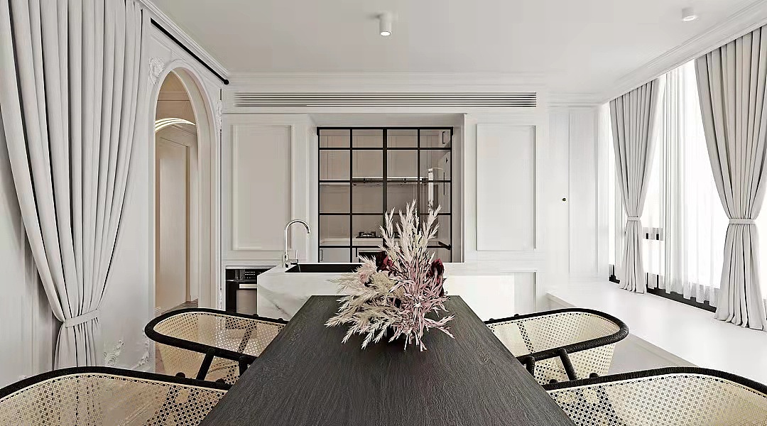 法式轻奢风格效果图