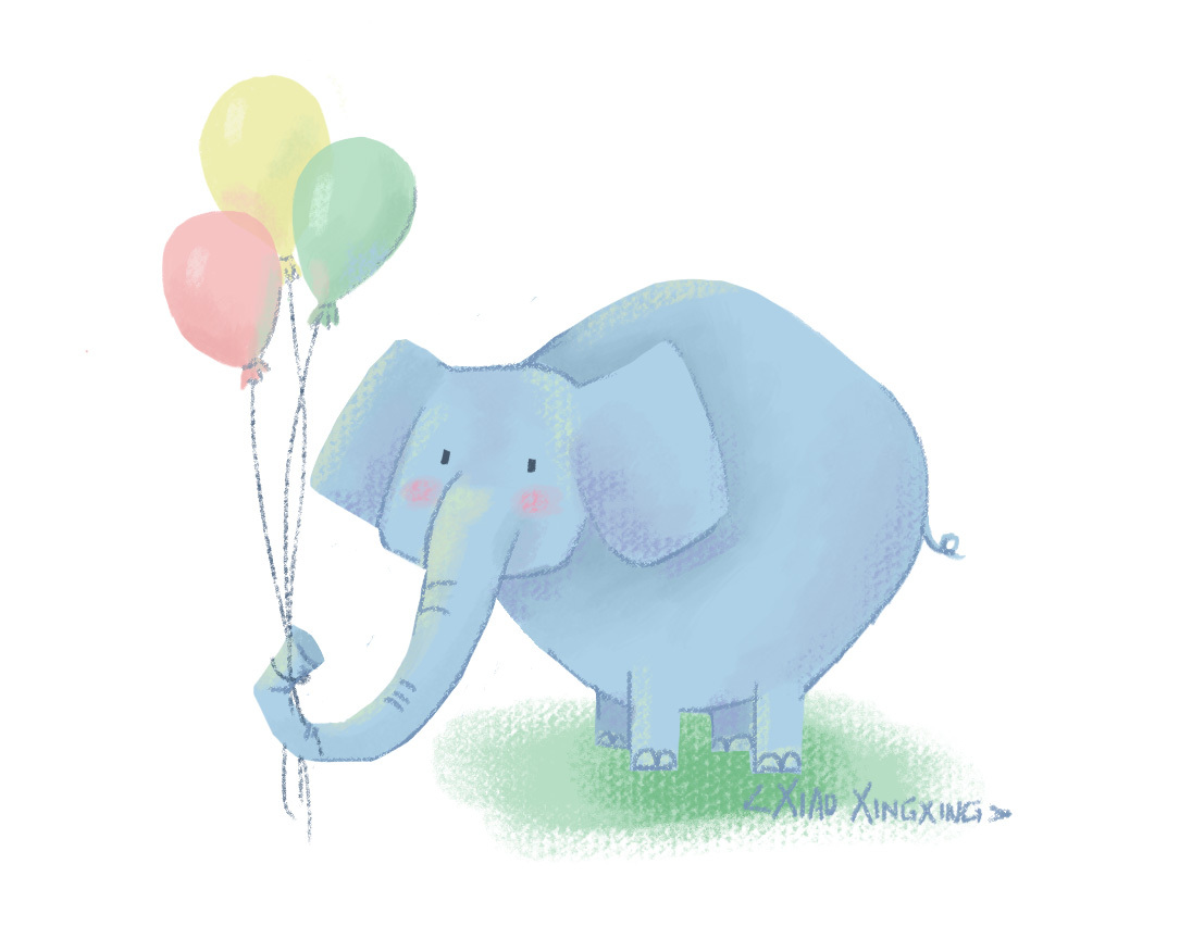 大象大象|插画|儿童插画|一颗橡果呀 - 原创作品 - 站酷 (zcool)
