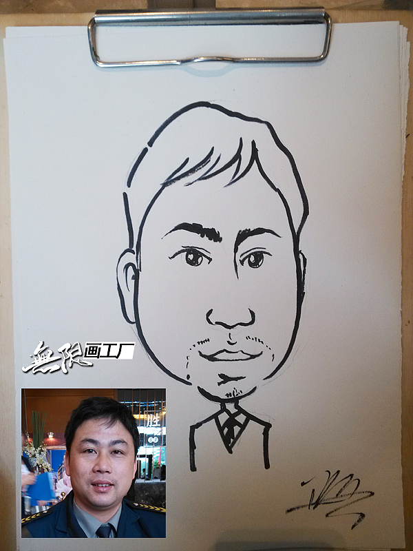 长沙现场手绘漫画 肖像漫画速绘卡通表演开业庆典房地产暖场活动