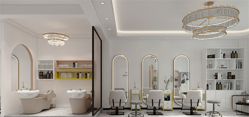 成都美容美发装修设计|美发店设计|美容院设计分享（图ZMjkyMjE0NDk2） - 商业空间设计 - 站酷设计师美业装修设计原创素材 - 站酷ZCOOL