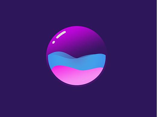 渐变星球