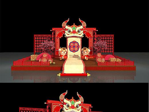 牛年新年美陈