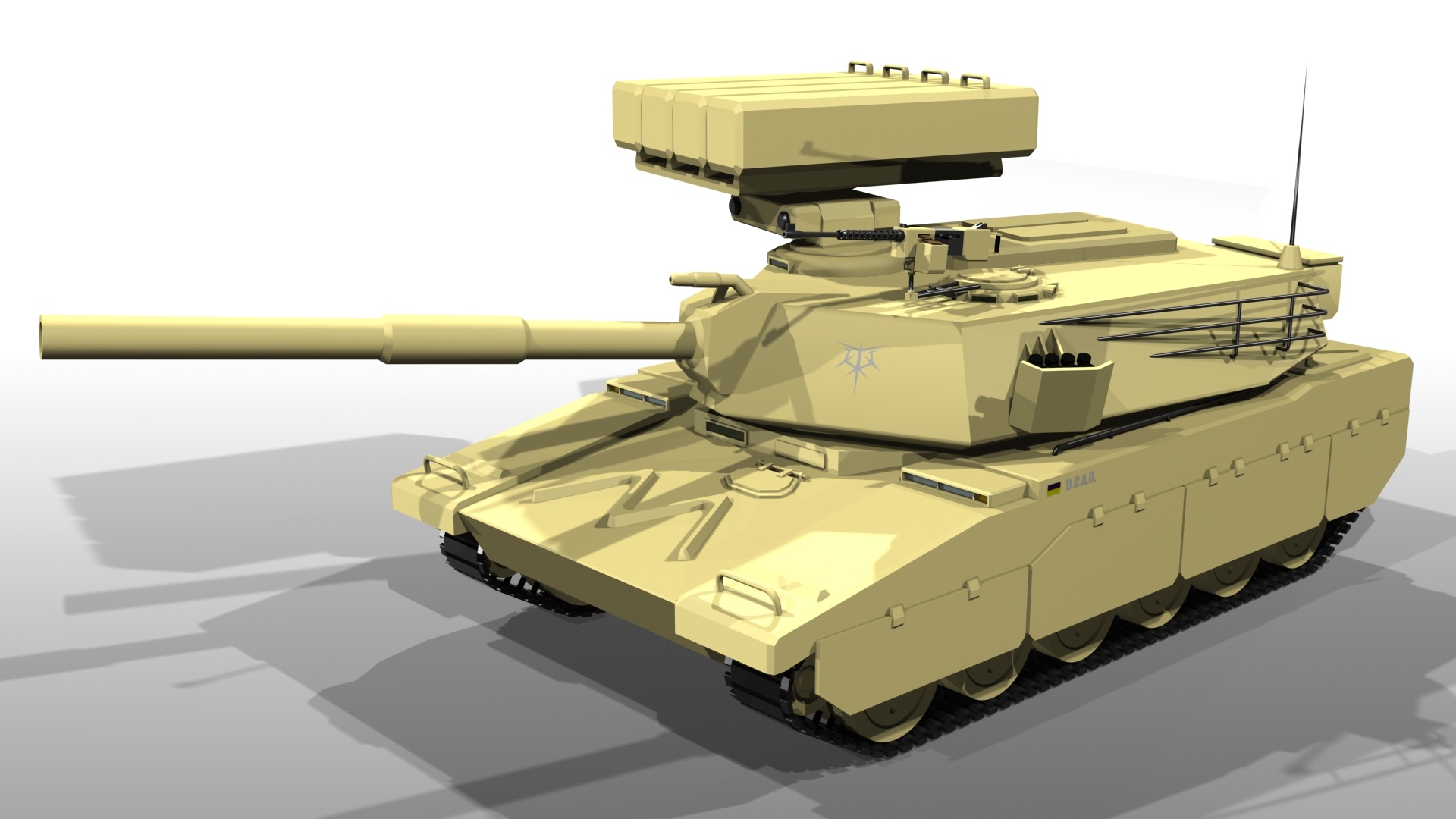 坦克模型|三维|机械/交通|牧休哥哥 - 临摹作品 - 站酷 (ZCOOL)