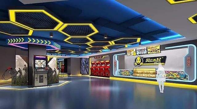 重庆2018最流行风格电玩吧装修/电玩吧案例效果图