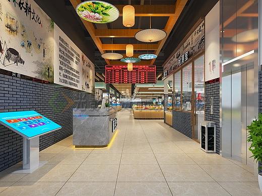 上海五浦汇菜市场效果图