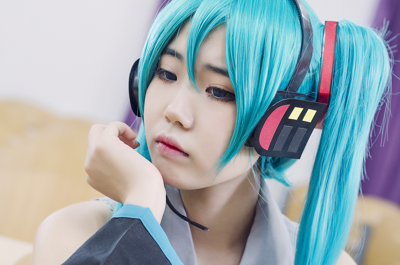初音未来（图ZMTE2NDEzNTIw） - 人像摄影 - 站酷设计师浩瀚蓝天原创素材 - 站酷ZCOOL