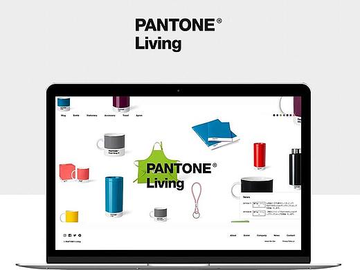PANTONE LIVING网站设计案例