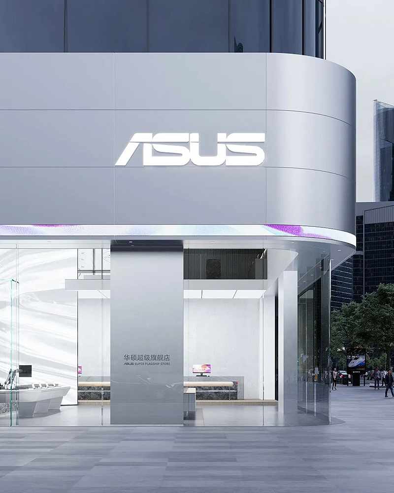 华硕智汇家超级旗舰店设计丨SI设计丨零售终端丨展示