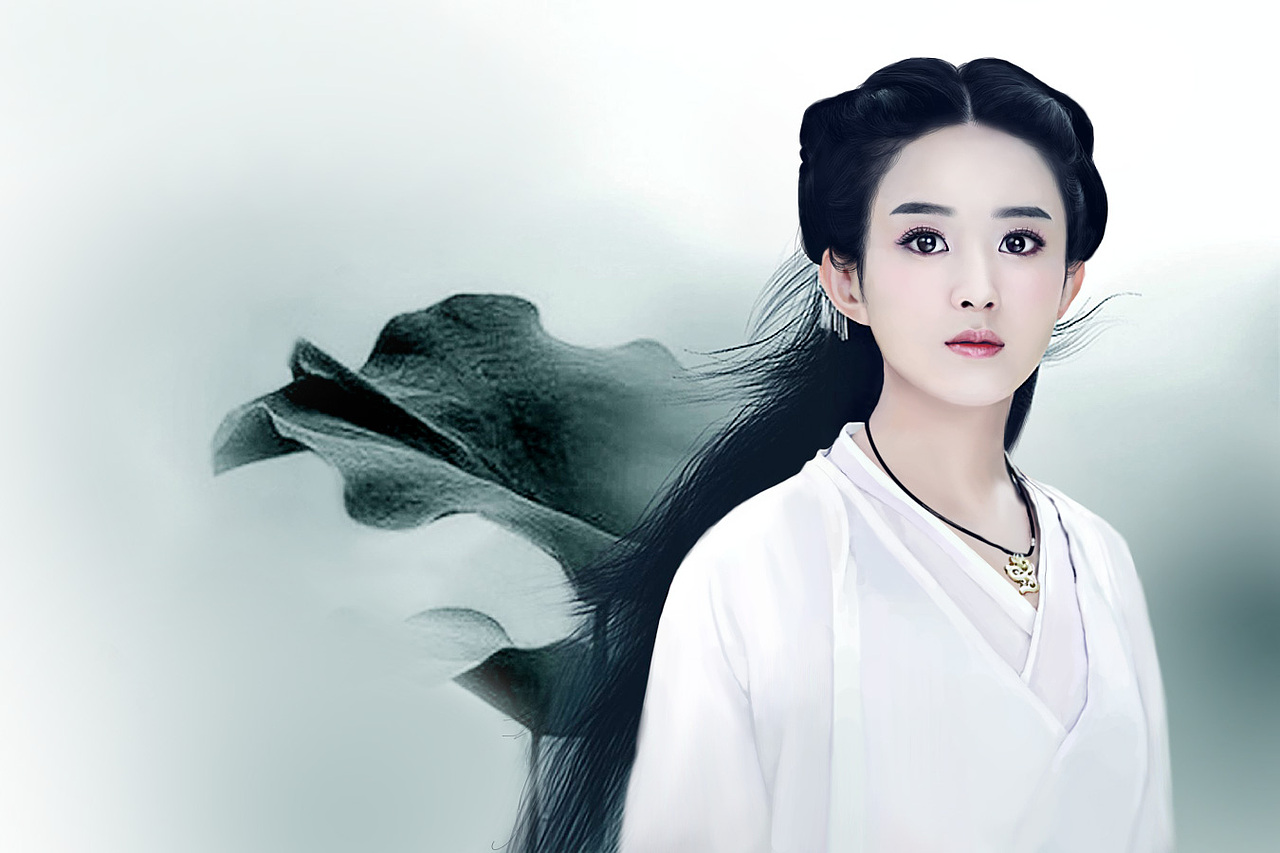 tr鼠绘花千骨妖冶华丽中却又带着一种神秘和圣洁孤独清冷竭尽苍然