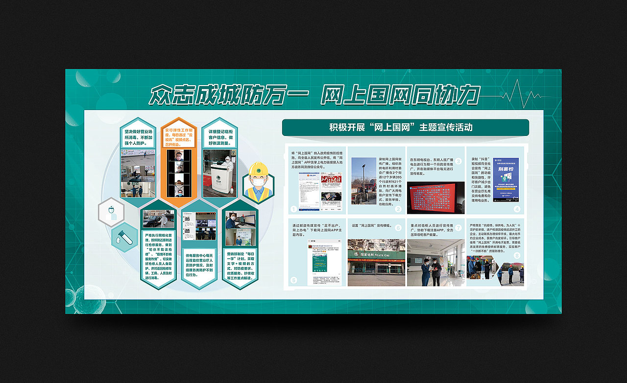 一些电力展板设计