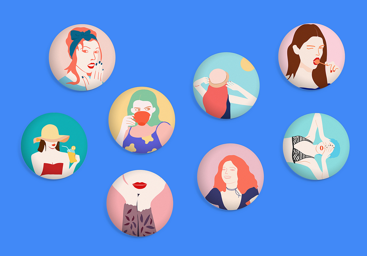 小姐姐（图ZMTU2MTUyMTgw） - 创作习作 - 站酷设计师吃不了糖原创素材 - 站酷ZCOOL