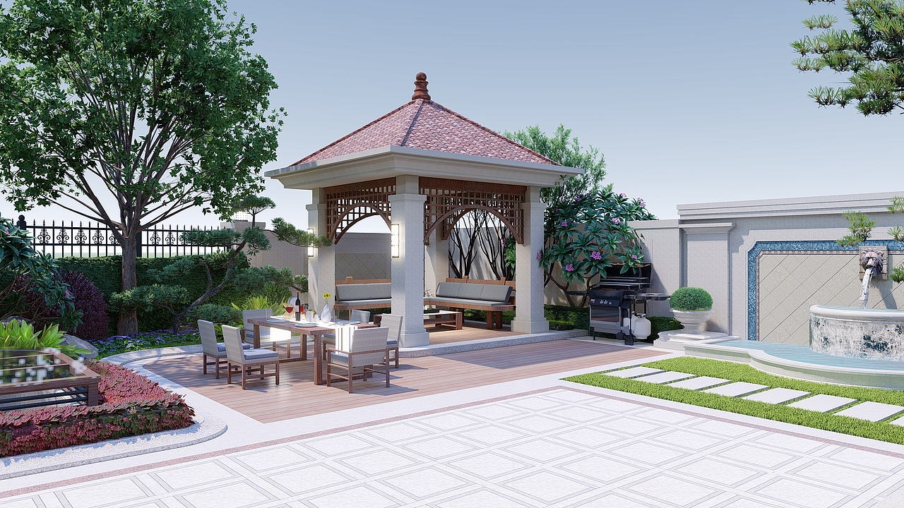 庭院景觀（圖ZMTc1ODA5NDcy） - 景觀設(shè)計(jì) - 站酷設(shè)計(jì)師Garden_Liu原創(chuàng)素材 - 站酷ZCOOL