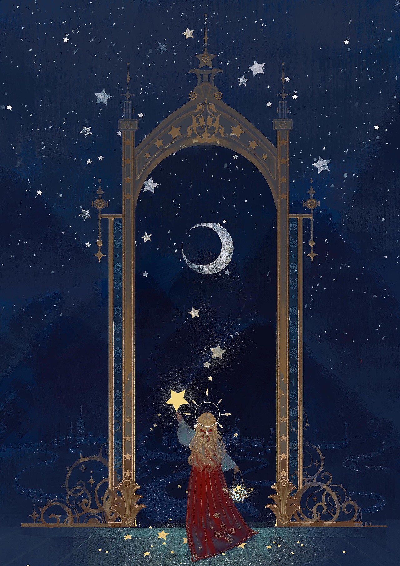 摘星星的小姑娘