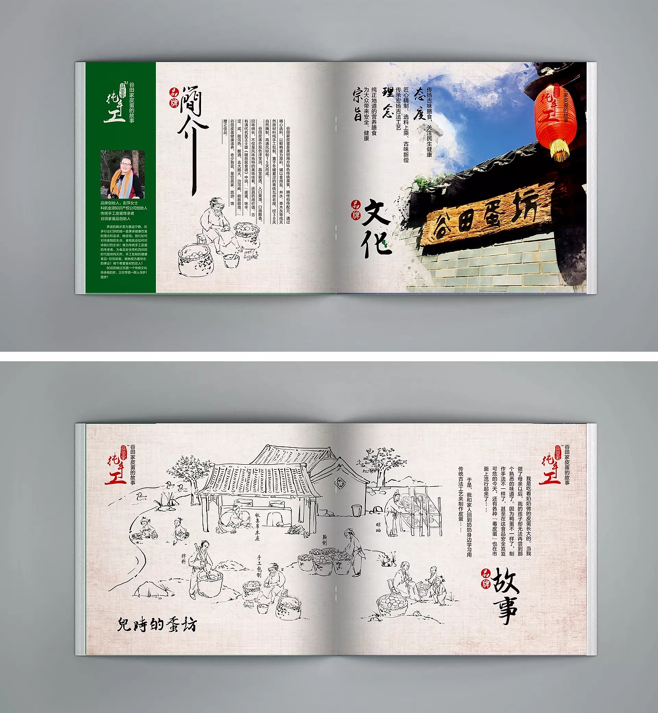 郑州上禅日用食品宣传册设计听案例展示