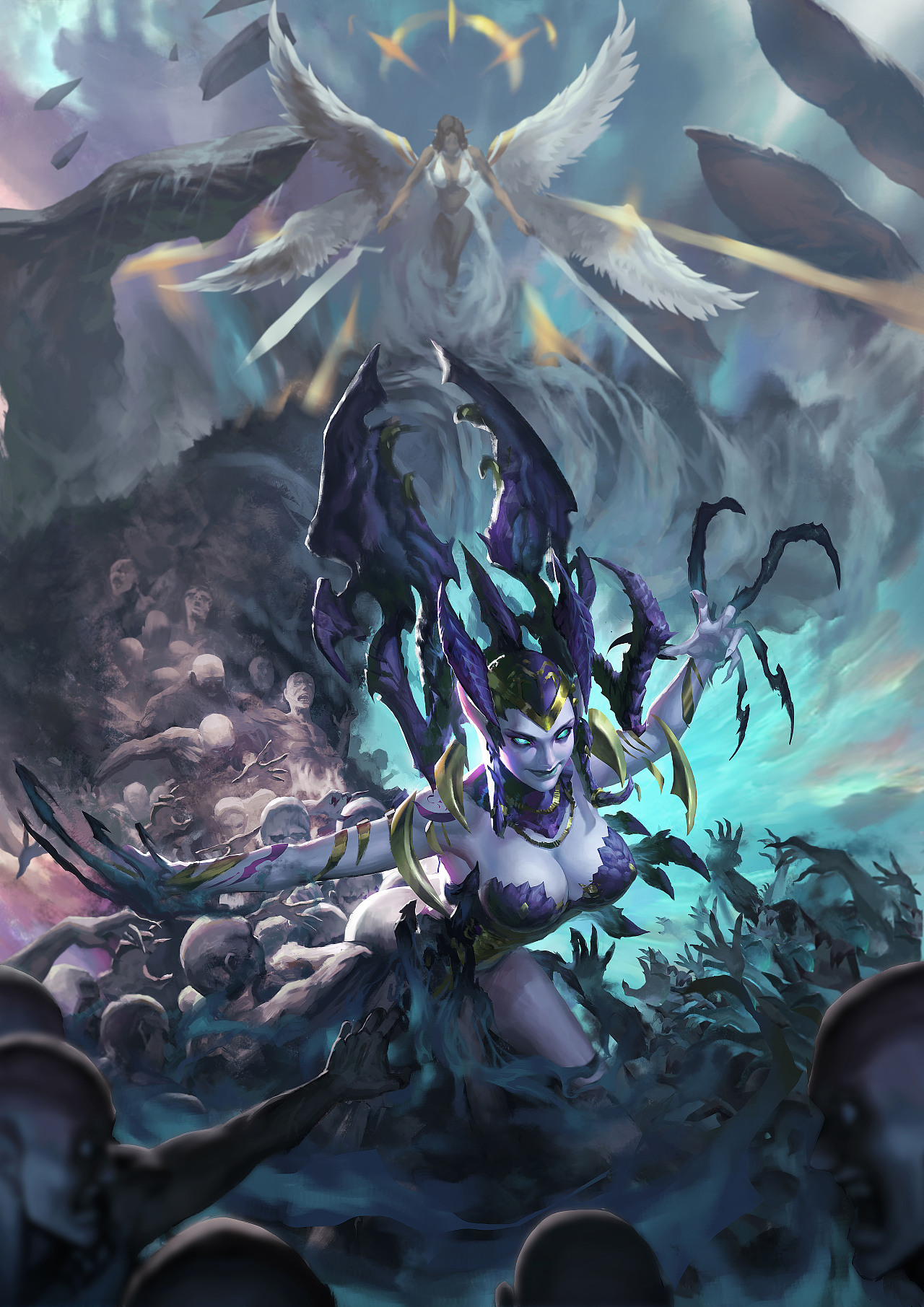 混沌女妖（图ZMTk4MjA2NTAw） - 创作习作 - 站酷设计师spawn478478原创素材 - 站酷ZCOOL