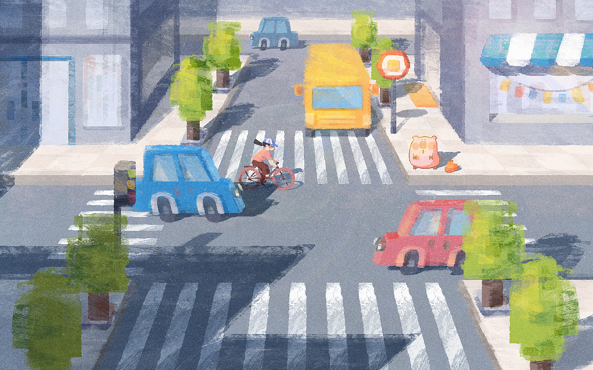 【绘本】小猪的旅行（图ZMjE2MDEwMjI4） - 绘本 - 站酷设计师小鬼xiaoguii原创素材 - 站酷ZCOOL