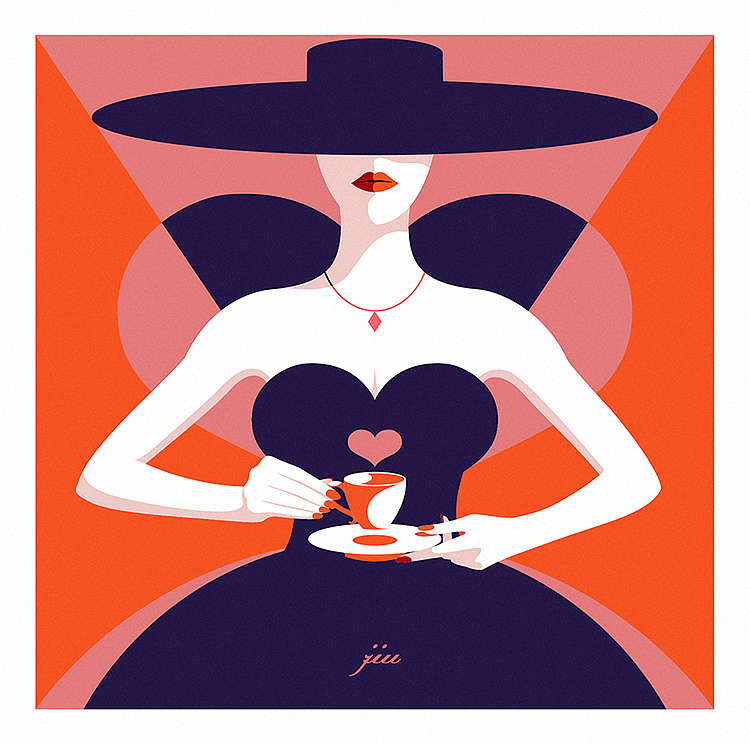 女性时尚插画（图ZMjExNDgxNTky） - 艺术插画 - 站酷设计师H之就原创素材 - 站酷ZCOOL