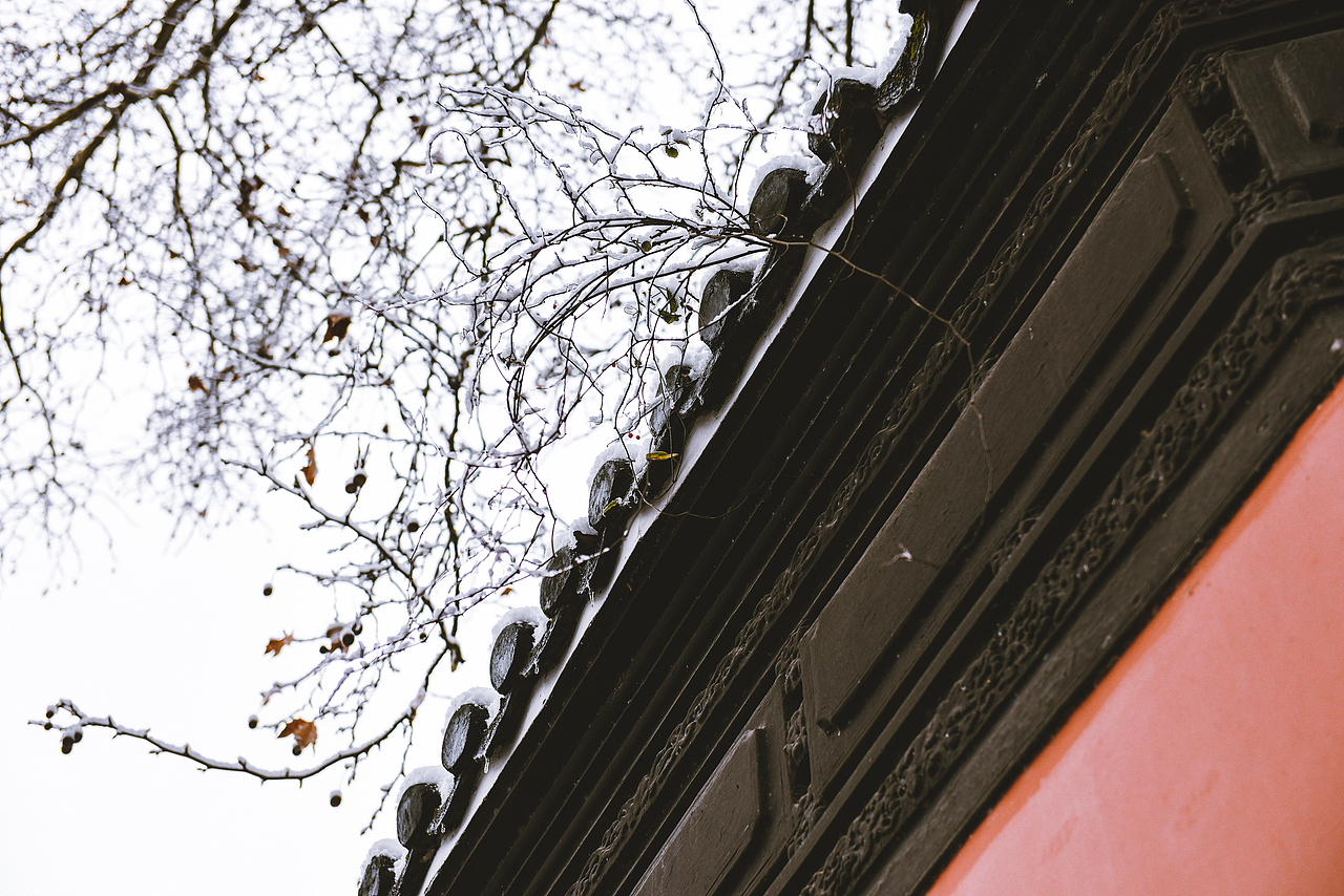 杭州。西湖。雪中。