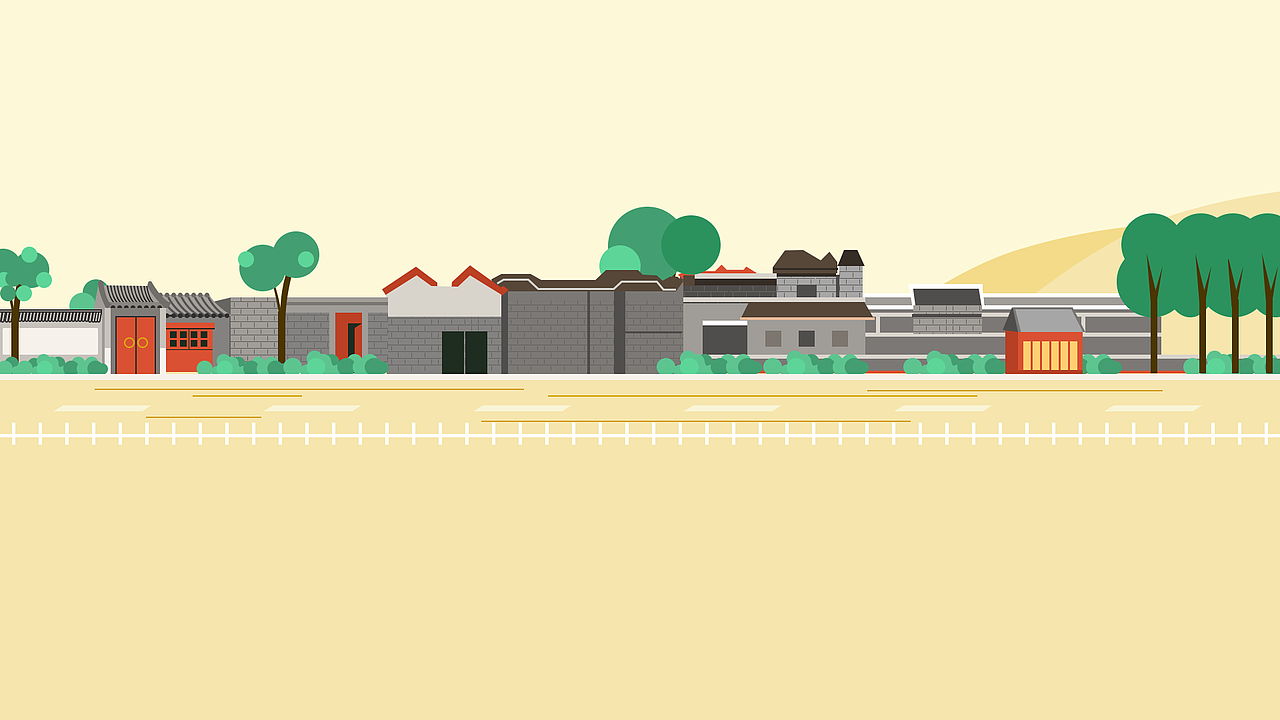 C4D共享脚踏车概念宣传片 小清新动画 中国风 简单模型