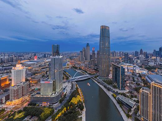 天津 IFC国际金融中心 CBD 建筑摄影 