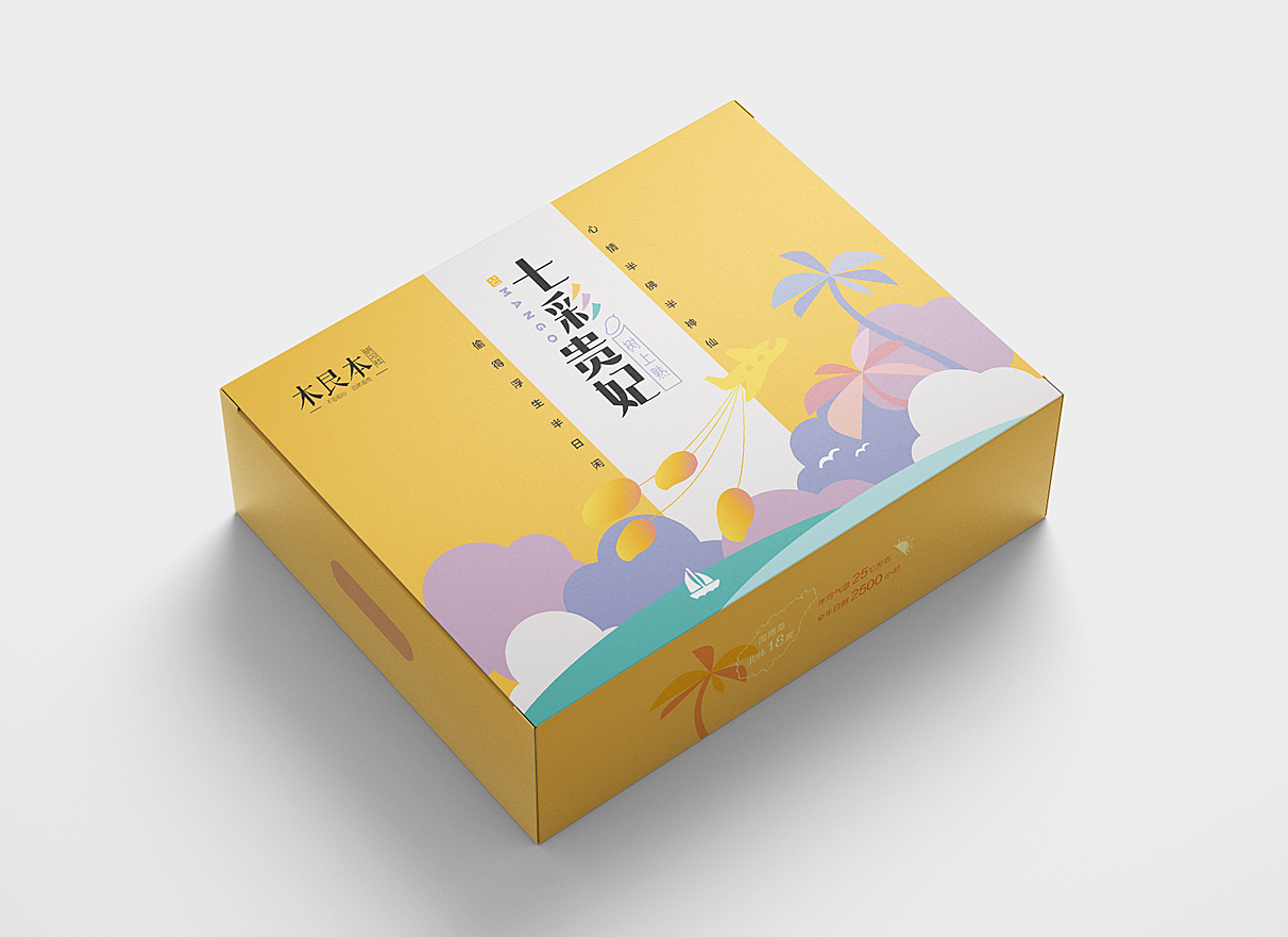 芒果包装箱设计|平面|包装|久久jojo - 原创作品 - 站酷 (ZCOOL)