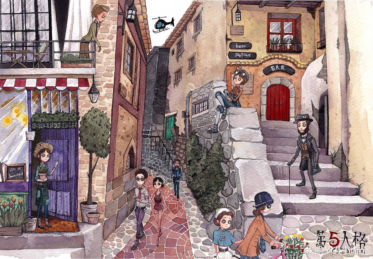 第五人格小镇小镇[z加油][z加油][z加油]（图ZMTEyMzU3Njc2） - 游戏原画 - 站酷设计师yuizheng原创素材 - 站酷ZCOOL