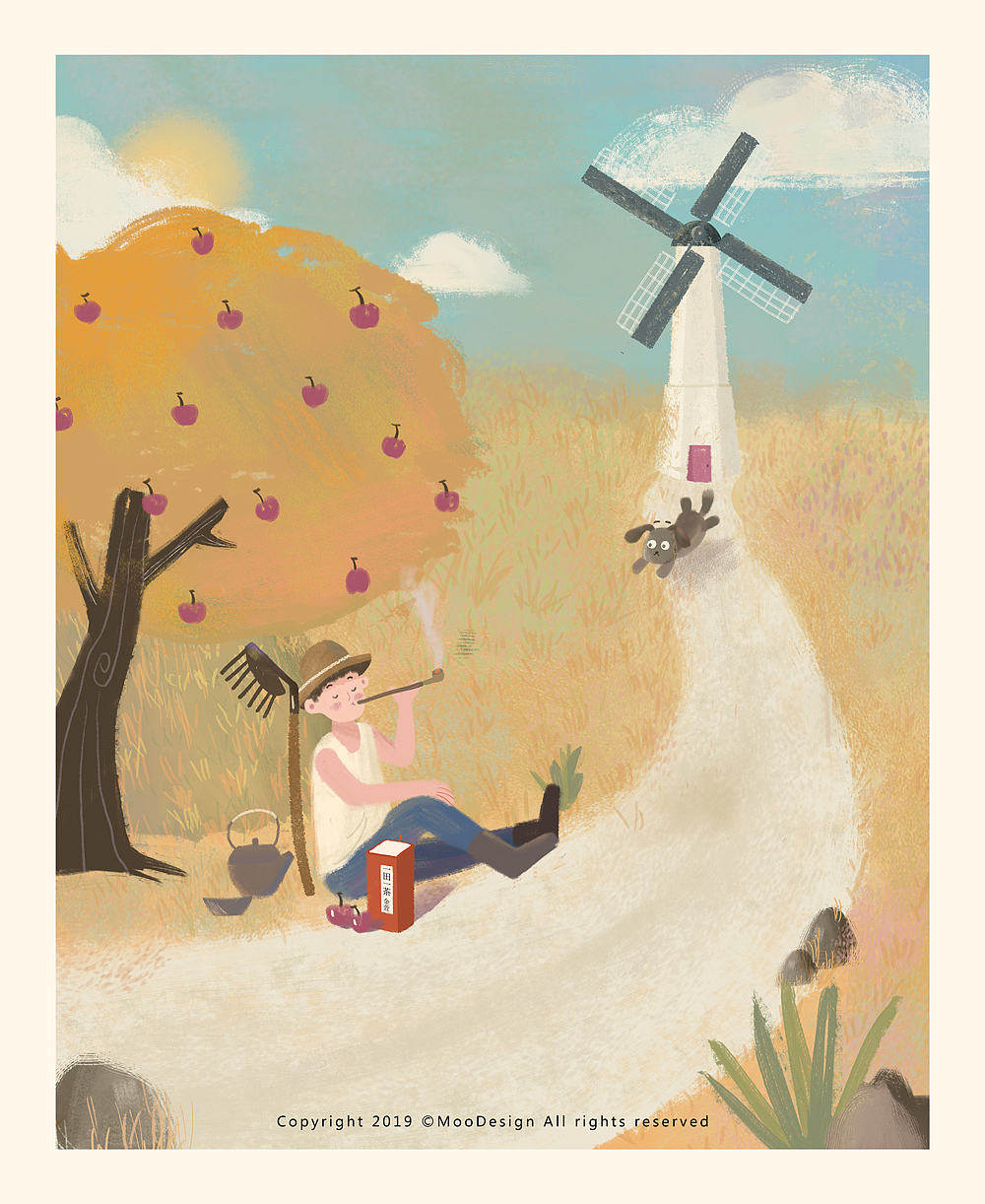 在收获的季节里怎会少“一田一茶”