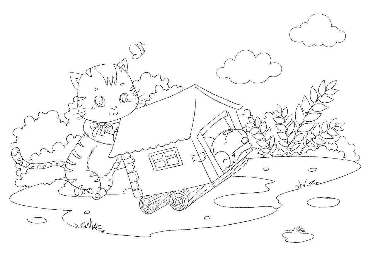 文学作品无出血插图线稿（图ZMjI3NTY5MTU2） - 儿童插画 - 站酷设计师榕小洋原创素材 - 站酷ZCOOL