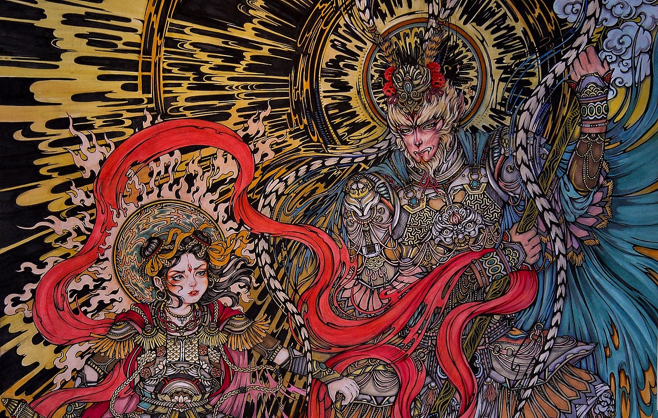 斗法——齐天大圣vs哪吒三太子