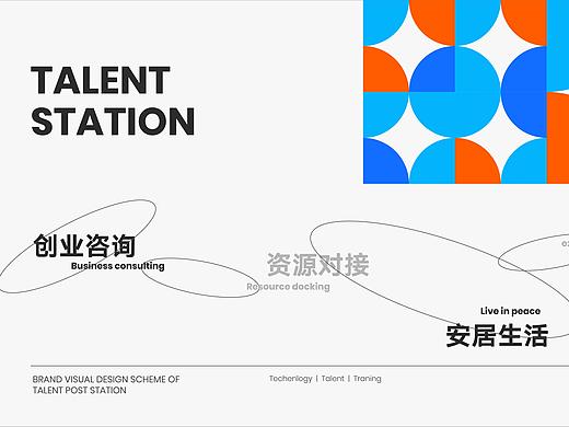 Talent station - 人才驿站品牌视觉系统