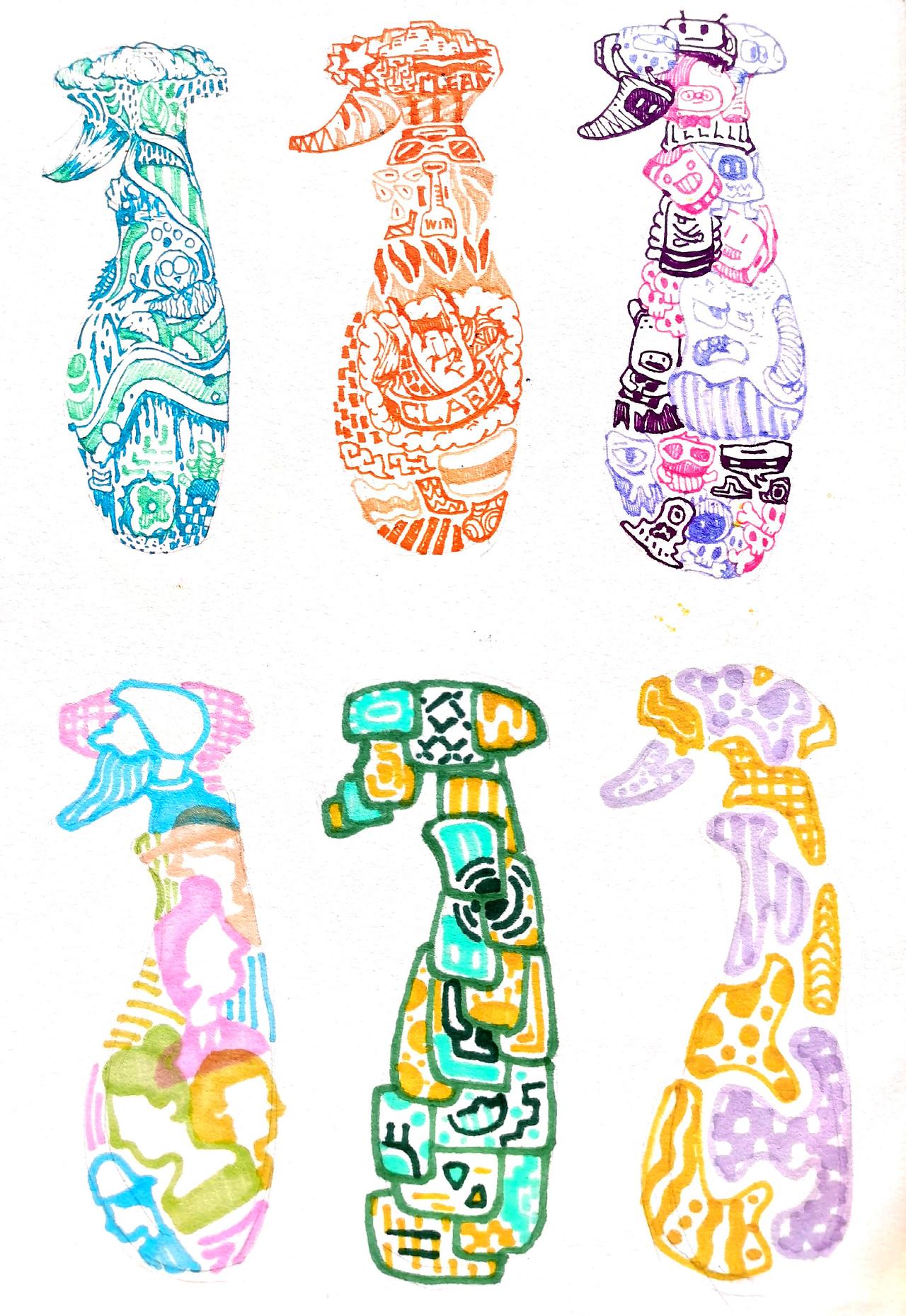 大二图形叙事课部分作业