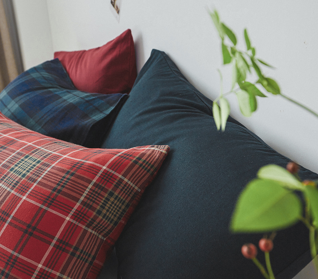 【闪拍侠商业摄影】X小井家,英伦格枕套产品拍摄