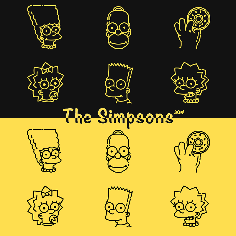 Simpson主题表情及界面（图ZOTkxNTA4MzI=） - APP界面 - 站酷设计师大斌有点Simpson原创素材 - 站酷ZCOOL