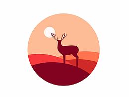 圓形圖插畫(huà)臨摹練習(xí)