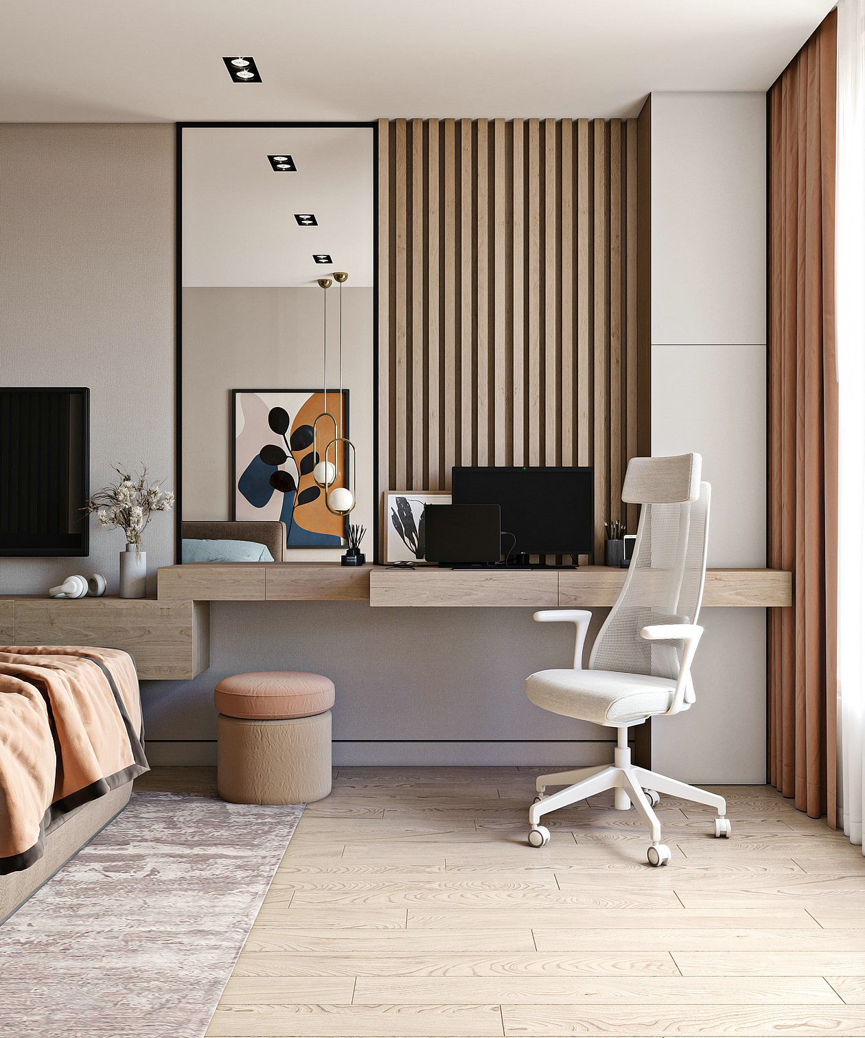 原木与灰色 演绎现代人的精致生活