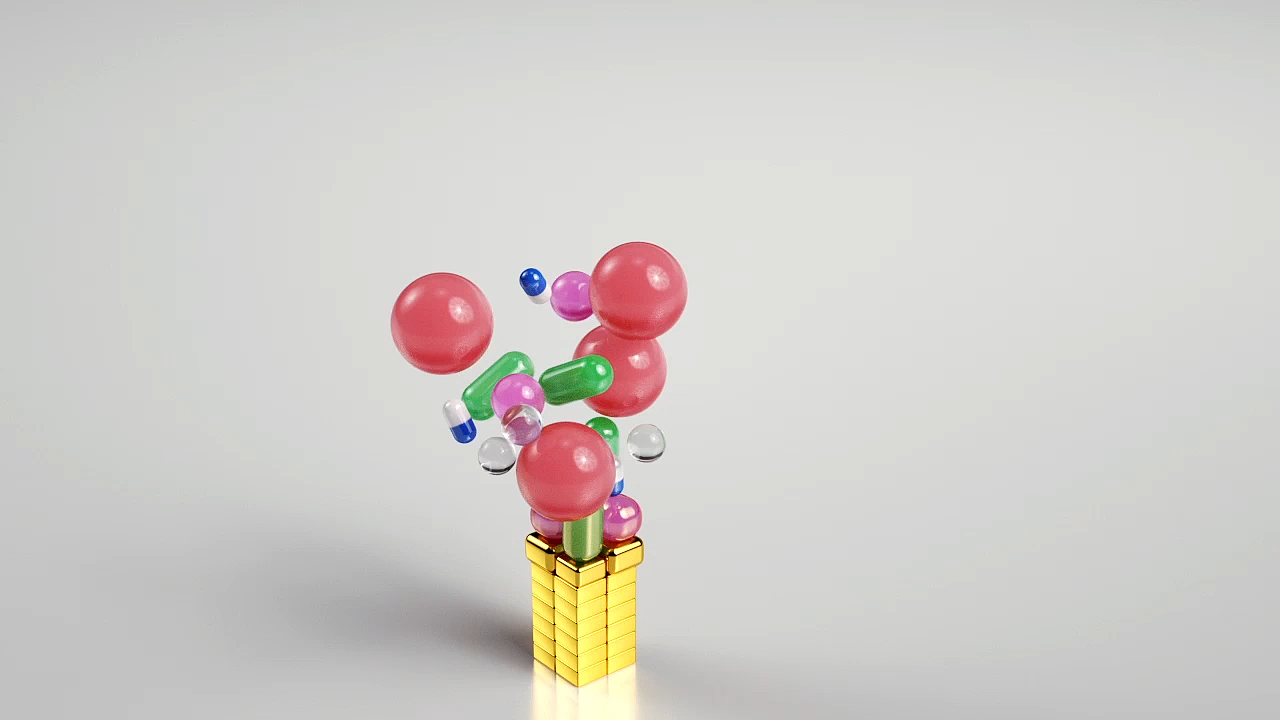 c4d克隆变形动画练习