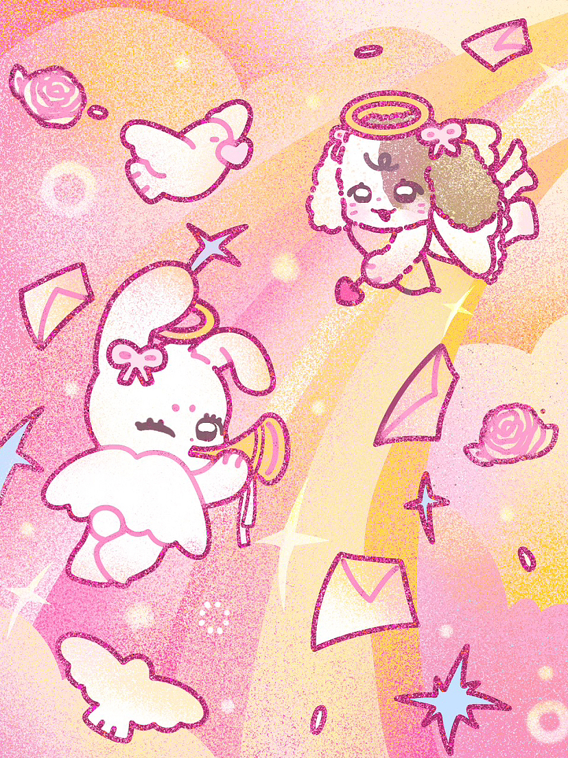 小爱神红包封面（图ZMzU5NDIwMzc2） - 创作习作 - 站酷设计师鱼排烤冷面原创素材 - 站酷ZCOOL