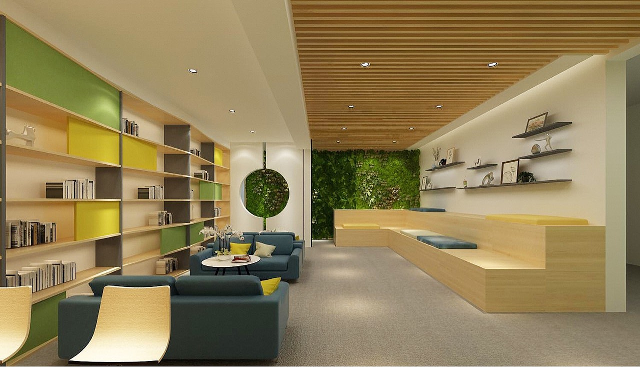 学校图书休闲室|空间|家装设计|佳佳佳佳佳佳6688 - 原创作品 - 站酷