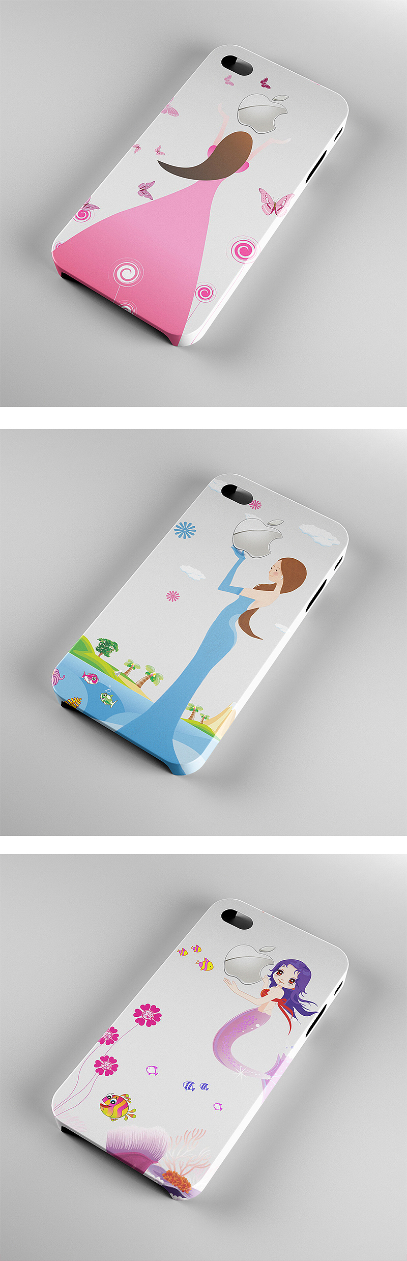 手绘创意手机壳插画（图ZMTA4MzQxMjAw） - 商业插画 - 站酷设计师手可画星辰原创素材 - 站酷ZCOOL