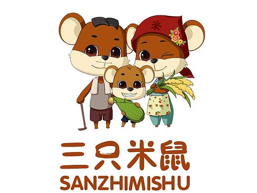 三只米鼠LOGO设计