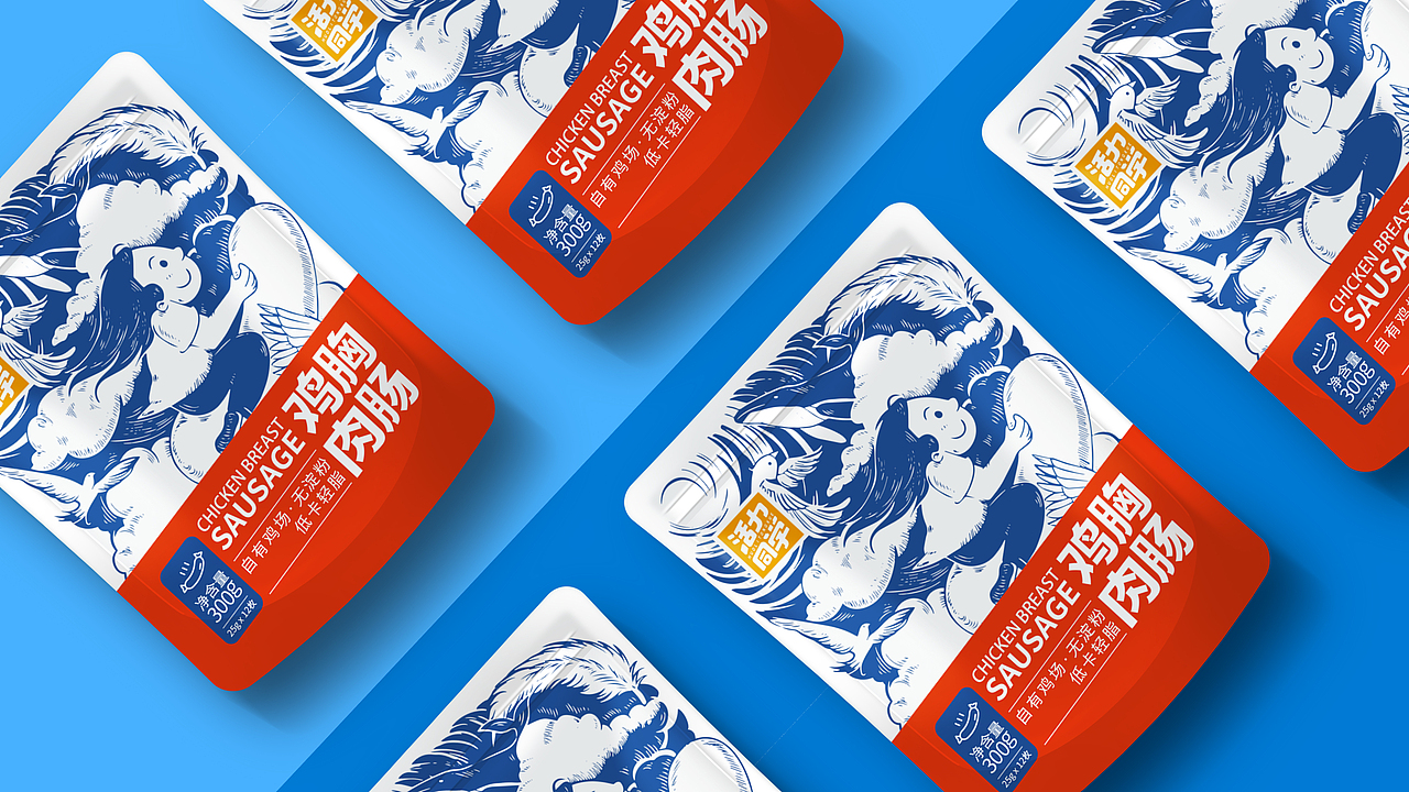 G&Z BRAND 活力同学 鸡胸肉肠包装设计（图ZMjM2MDg4Mzcy） - 包装 - 站酷设计师SadieGao原创素材 - 站酷ZCOOL