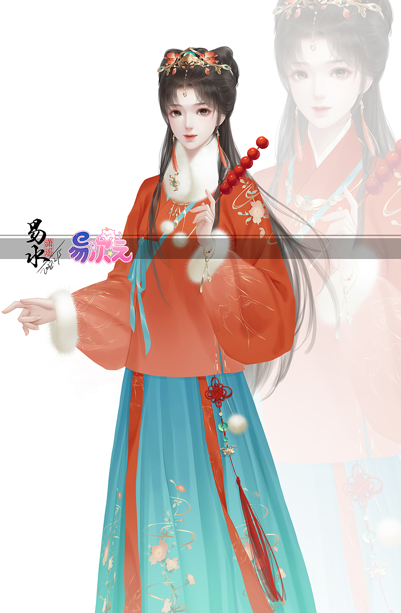 易次元素材库 立绘妹子