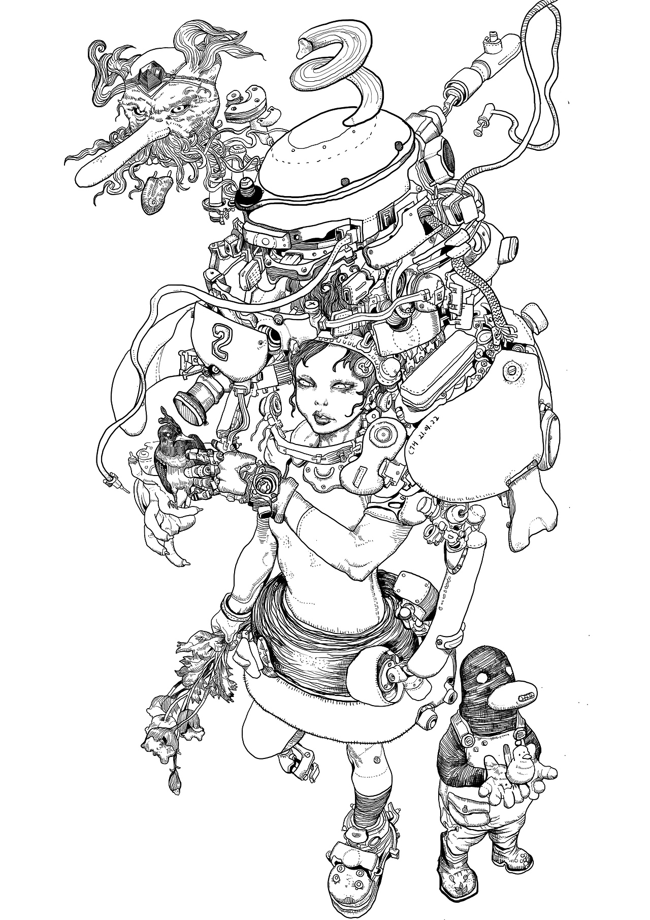 寺田克也|插画|创作习作|毕陌_原创作品-站酷zcool