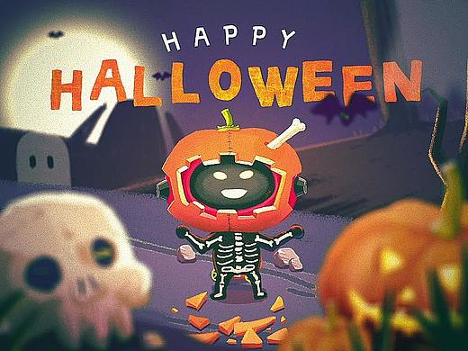 万圣节朋友圈15秒动画