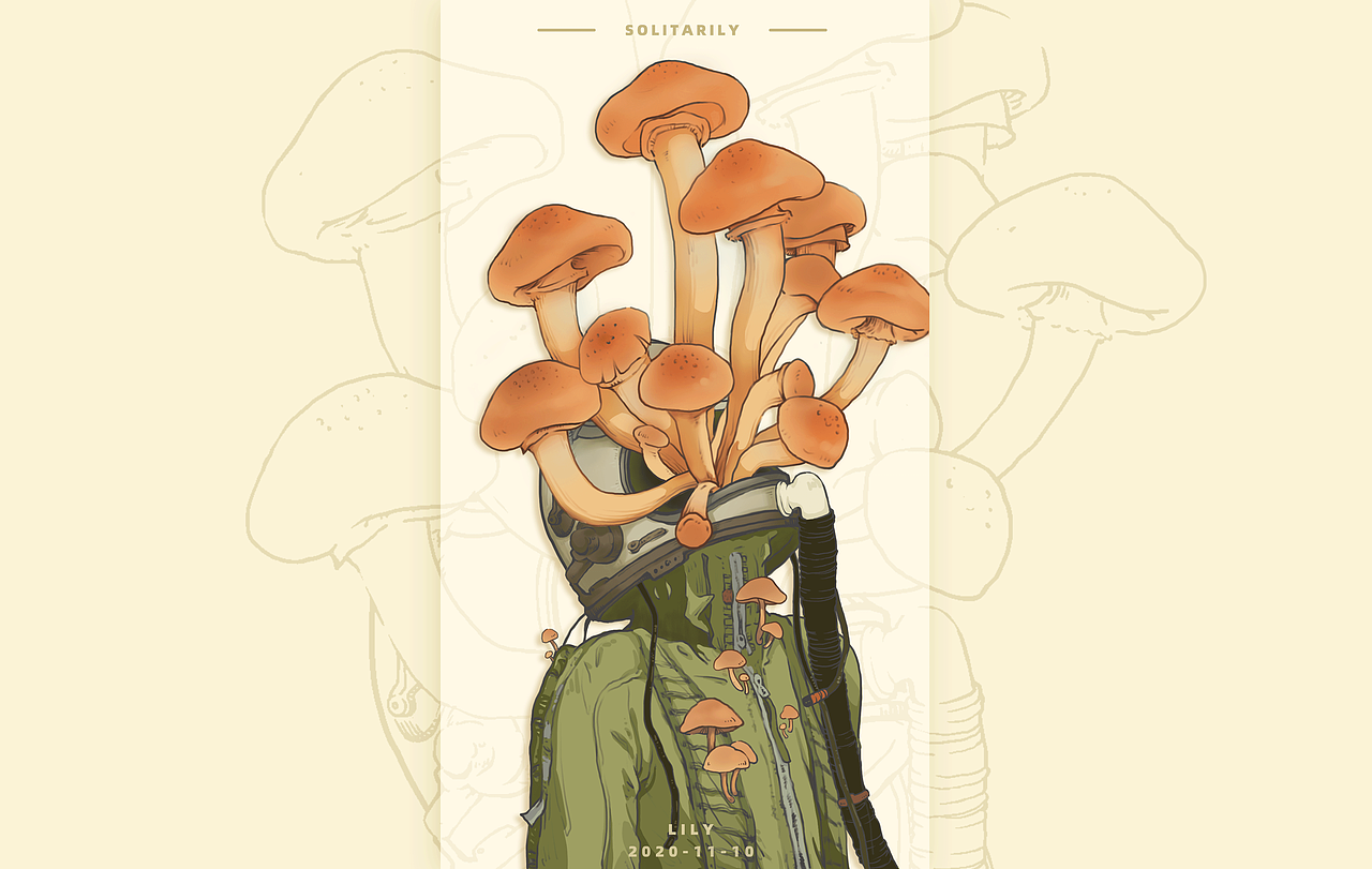 宇宙菌三（图ZMjMyMTQ4NTYw） - 新锐潮流插画 - 站酷设计师荳丁lily原创素材 - 站酷ZCOOL