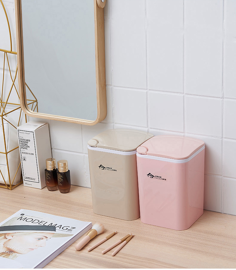 桌面垃圾桶产品电商产品拍摄设计