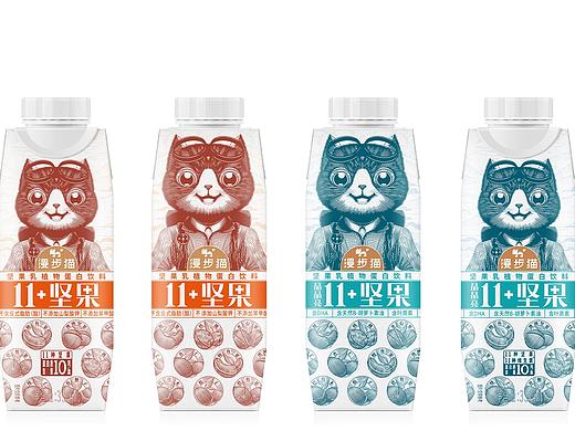 高鹏设计——坚果乳植物蛋白饮料包装设计